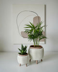 AVERA duo planters set with Raised Legs